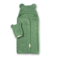 Load image into Gallery viewer, HOODED TOWEL + WASH MITT SET - multiple options