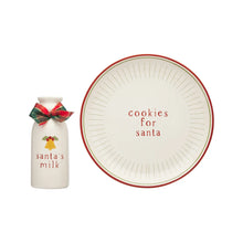 Load image into Gallery viewer, SANTA'S MILK AND COOKIES SET
