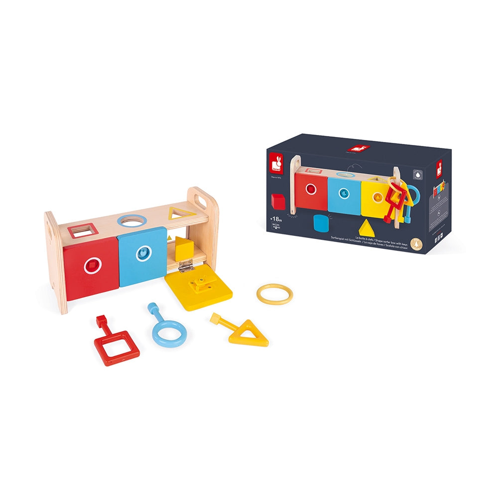 Shape sorter best sale with keys