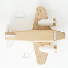 Load image into Gallery viewer, WOODEN TOY PLANE