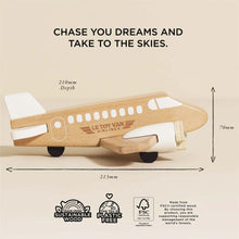 Load image into Gallery viewer, WOODEN TOY PLANE