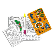 Load image into Gallery viewer, LET'S GO! ACTIVITY AND COLORING BOOK - KITTY IN THE CITY