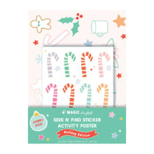 Load image into Gallery viewer, SEEK N' FIND STICKER POSTER - HOLIDAY EDITION