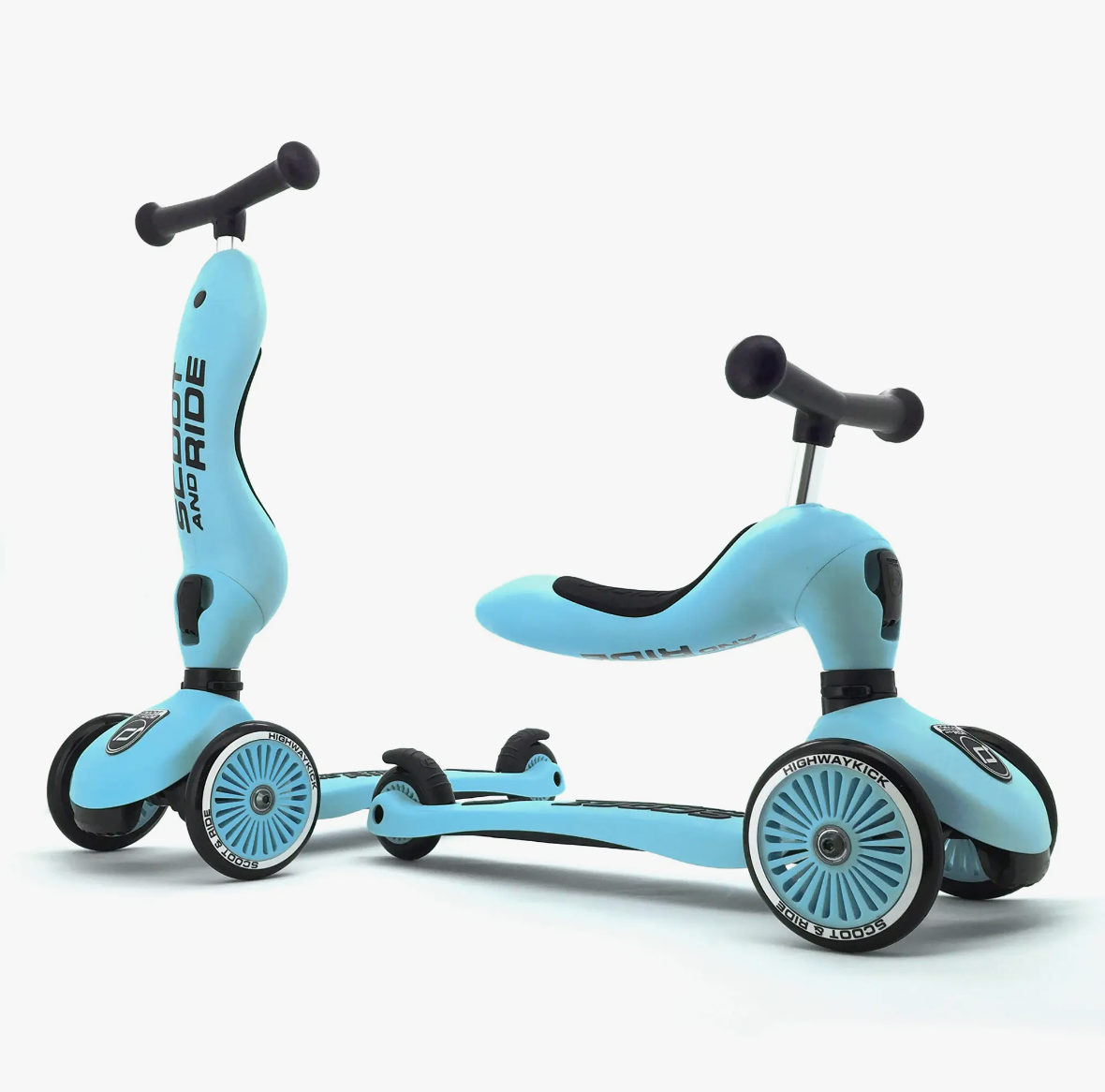 SCOOT AND RIDE 三輪車 ブルー　変形できるタイプ SCOOT & RIDE SCOOTER-multiple options – Three Littles