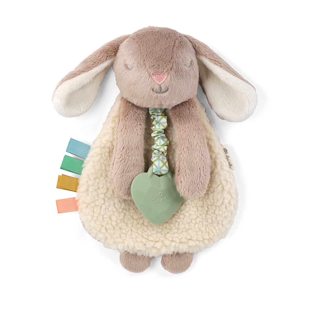 CRINKLE LOVEY - sherpa taupe bunny