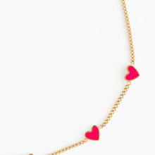 Load image into Gallery viewer, PIP POP NECKLACE - Neon Hearts