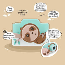 Load image into Gallery viewer, KIDS DIGITAL CAMERA - SLOTH