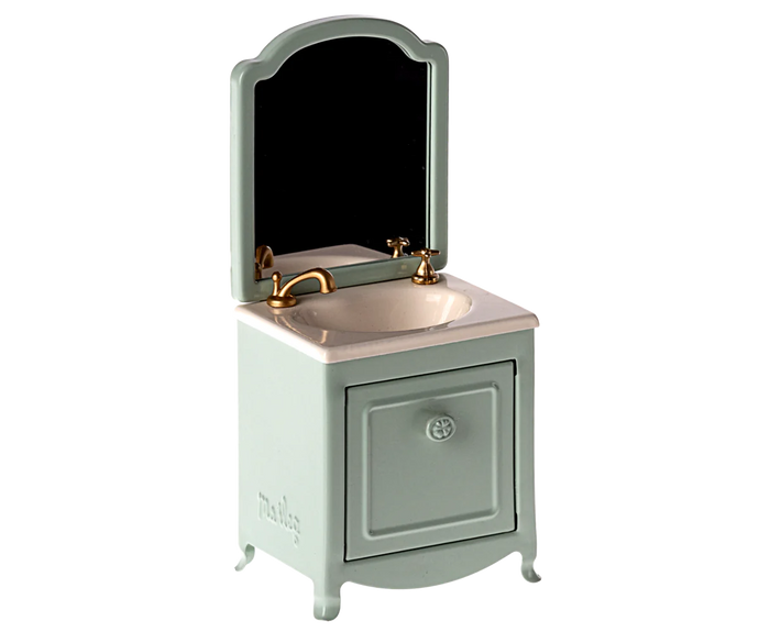 BATHROOM SINK WITH MIRROR - mint