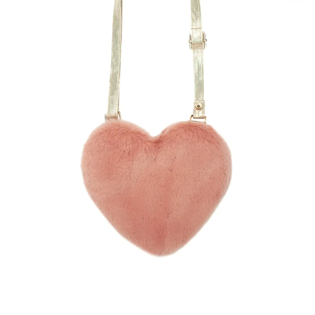 FLUFFY HEART BAG