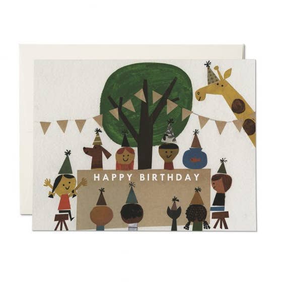 CARD - happy birthday party