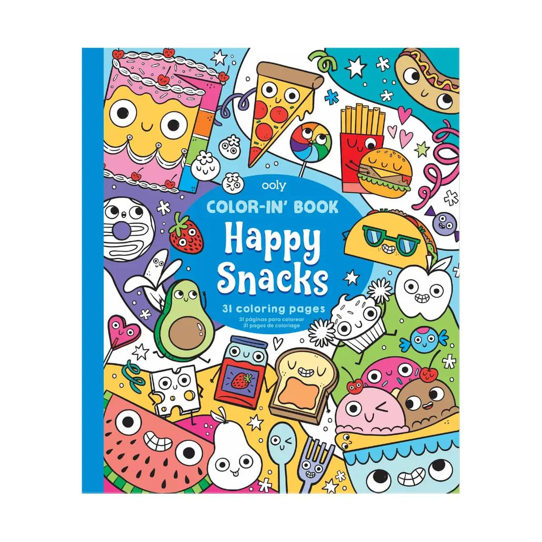 COLORING BOOK - happy snacks