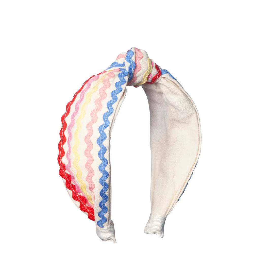 RIC RAC RAINBOW KNOTTED HEADBAND