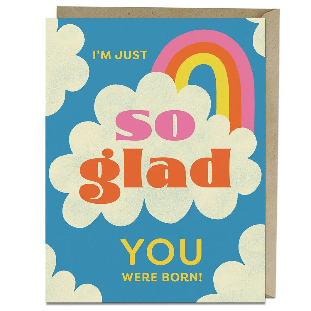 CARD - SO GLAD