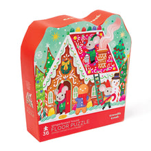 Load image into Gallery viewer, GINGERBREAD HOUSE - 36 PIECE FLOOR PUZZLE
