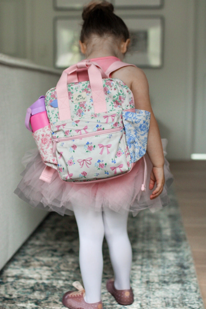 SMALL RIBBONS & ROSES BACKPACK – Three Littles