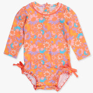 SWIM SAFE CORAL SWIMSUIT