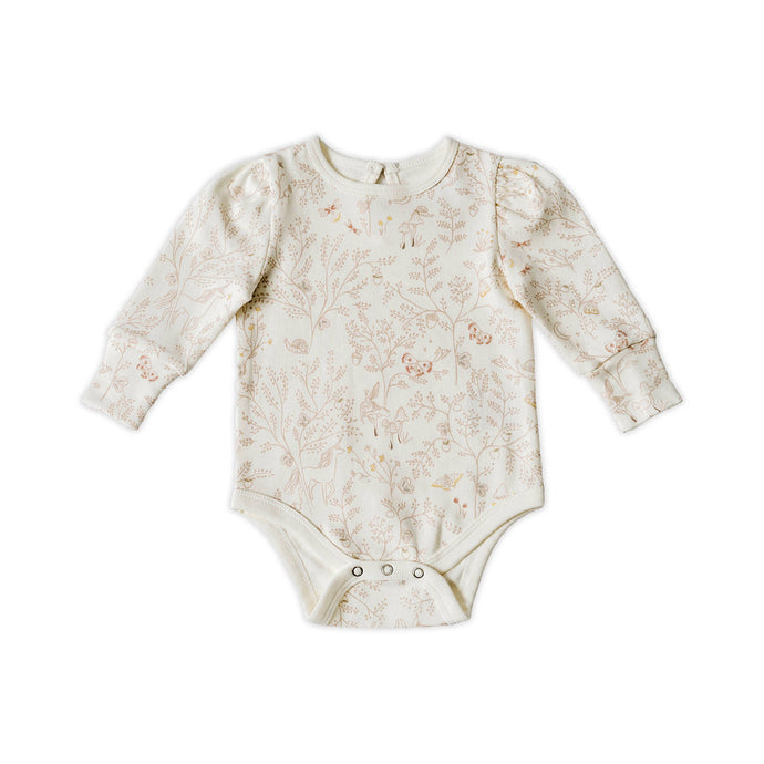 PUFF SLEEVE ONESIE - secret garden