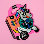 SUPER COLORING & STICKER BOOK - Unicorn