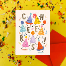 Load image into Gallery viewer, CARD - cheers party hats