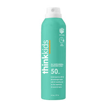 Load image into Gallery viewer, THINK KIDS SPF 50 ALL SHEER MINERAL SUNSCREEN SPRAY
