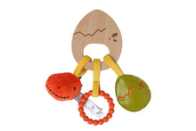 Load image into Gallery viewer, DINO WOODEN RATTLE