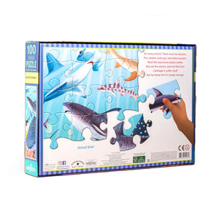 LOVE OF SHARKS 100 PIECE PUZZLE