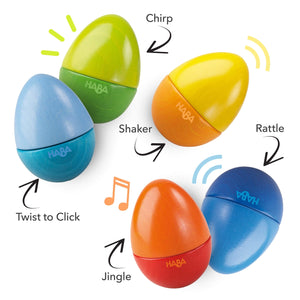 MUSICAL EGGS - set of 5