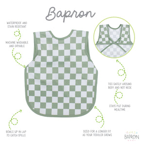 BAPRON - sage checkerboard