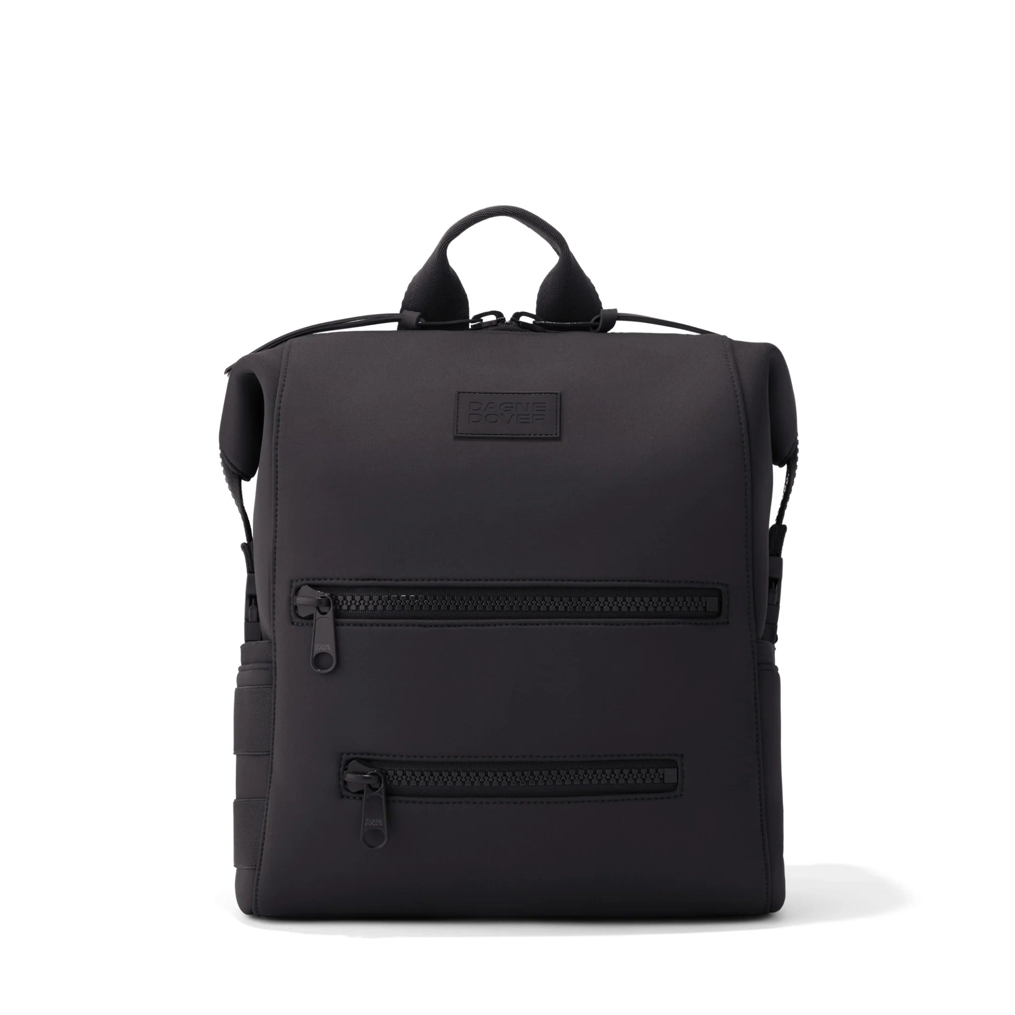 Dagne Dover Matte Black Backpack with Front Zip Pocket Dagne Dover Dakota Backpack Large - Custom Branded  main image 2