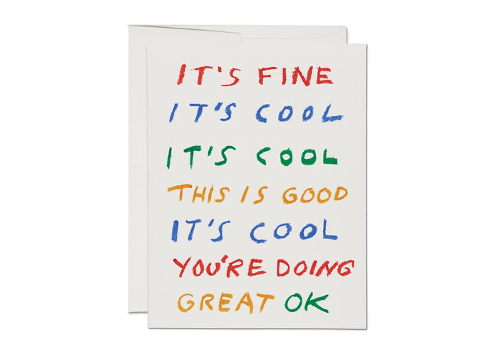 CARD - good encouragement