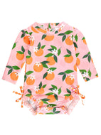 BABY GIRL'S ORANGE YOU THE SWEETEST SWIMSUIT