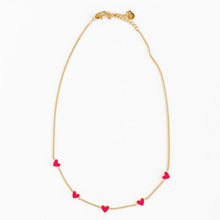 Load image into Gallery viewer, PIP POP NECKLACE - Neon Hearts