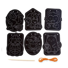Load image into Gallery viewer, MINI SCRATCH &amp; SCRIBBLE WINDOW BANNER KIT - Boo Buddies