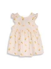 Load image into Gallery viewer, LEMON PRINT DRESS &amp; BLOOMER- (ORGANIC JERSEY)