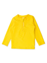 Load image into Gallery viewer, NEON YELLOW ZIPPER RASHGUARD