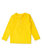 NEON YELLOW ZIPPER RASHGUARD