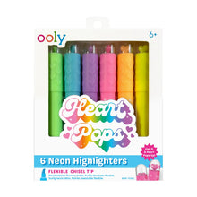 Load image into Gallery viewer, HEART POPS NEON HIGHLIGHTERS