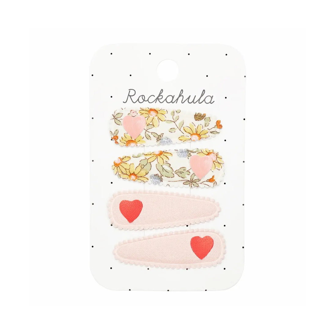 FABRIC HAIR CLIP SET