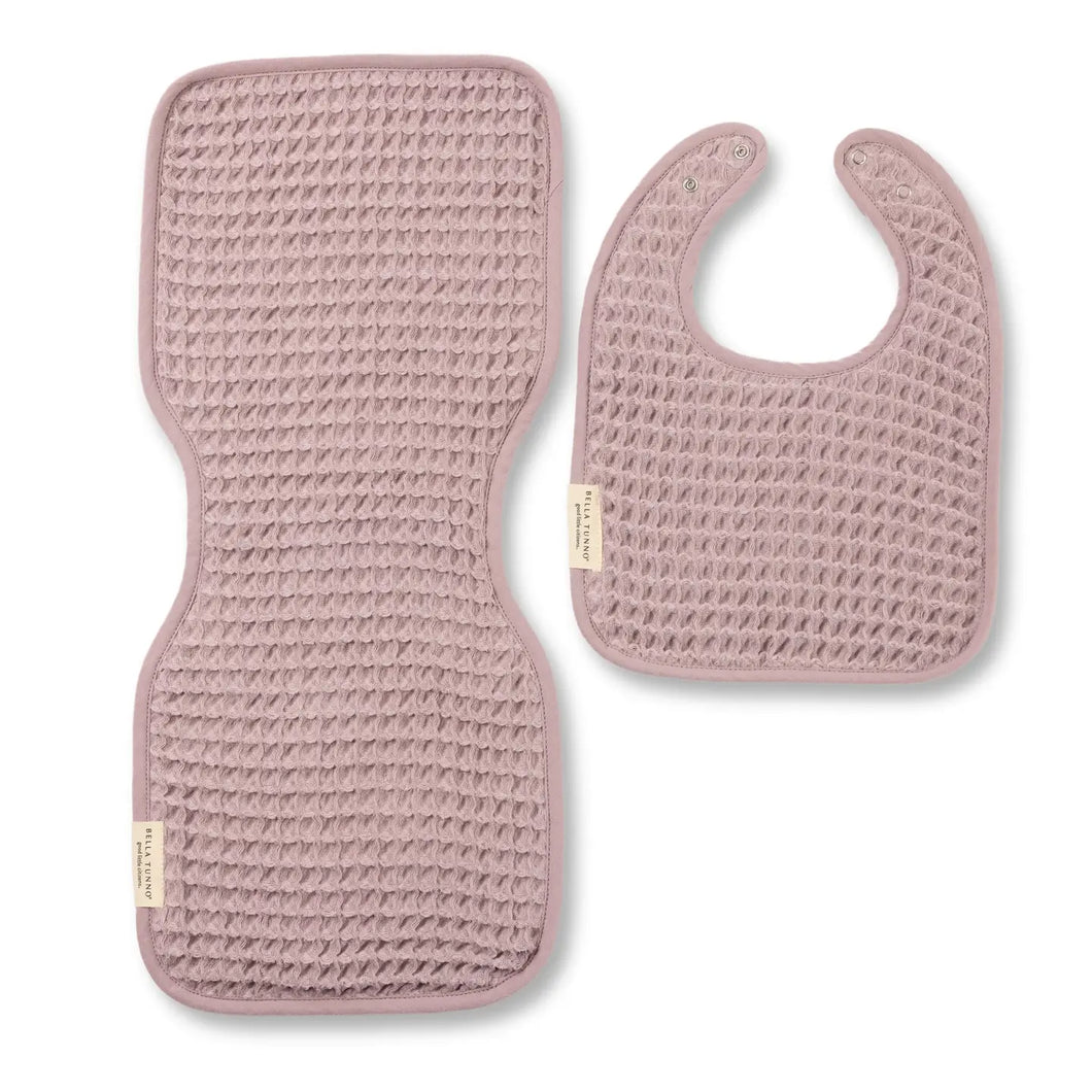 REVERSIBLE BIB + BURP SET - multiple options