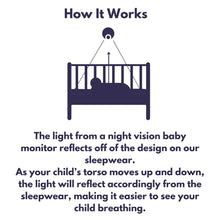 Load image into Gallery viewer, BREATHING REASSURANCE BABY SLEEP SACK