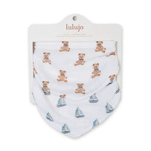 Load image into Gallery viewer, BANDANA BIBS – Bears/Sailboats