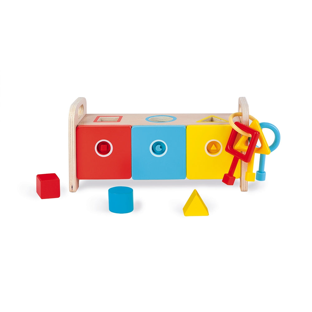 SHAPE SORTER BOX WITH KEYS