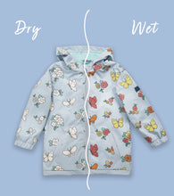 Load image into Gallery viewer, FLOWER &amp; BUTTERFLY COLOR CHANGING RAINCOAT