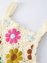 Load image into Gallery viewer, CROCHET FLORAL SHORT SET
