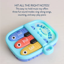 Load image into Gallery viewer, BITZY TUNES SARDINES INTERACTIVE PIANO TOY