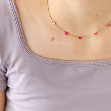Load image into Gallery viewer, PIP POP NECKLACE - Neon Hearts