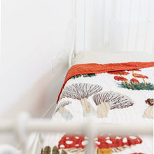 Load image into Gallery viewer, LARGE MUSHROOM THROW BLANKET