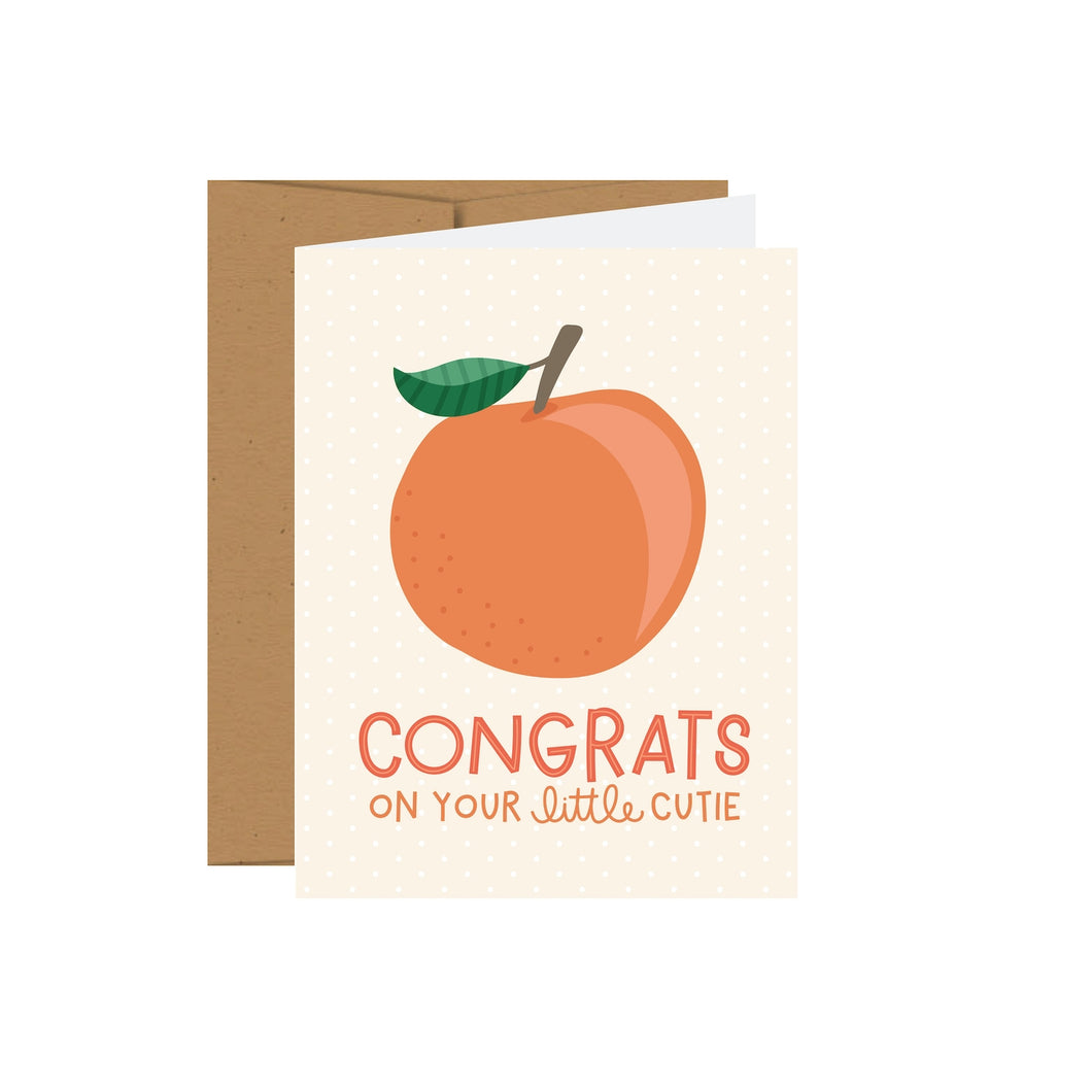 CARD - congrats on your little cutie