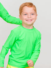 Load image into Gallery viewer, NEON LIME GREEN RASHGUARD