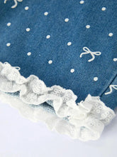 Load image into Gallery viewer, SPRING BOW DENIM PANT SET